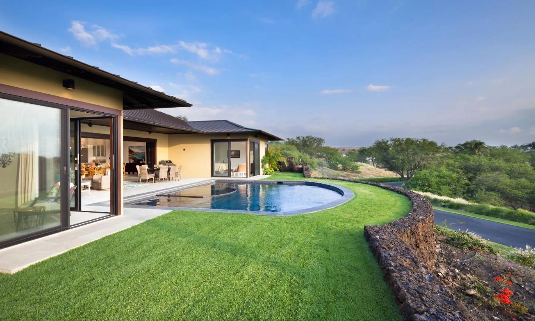度假居 Mauna Kea High Bluffs Home 哈普那海滩